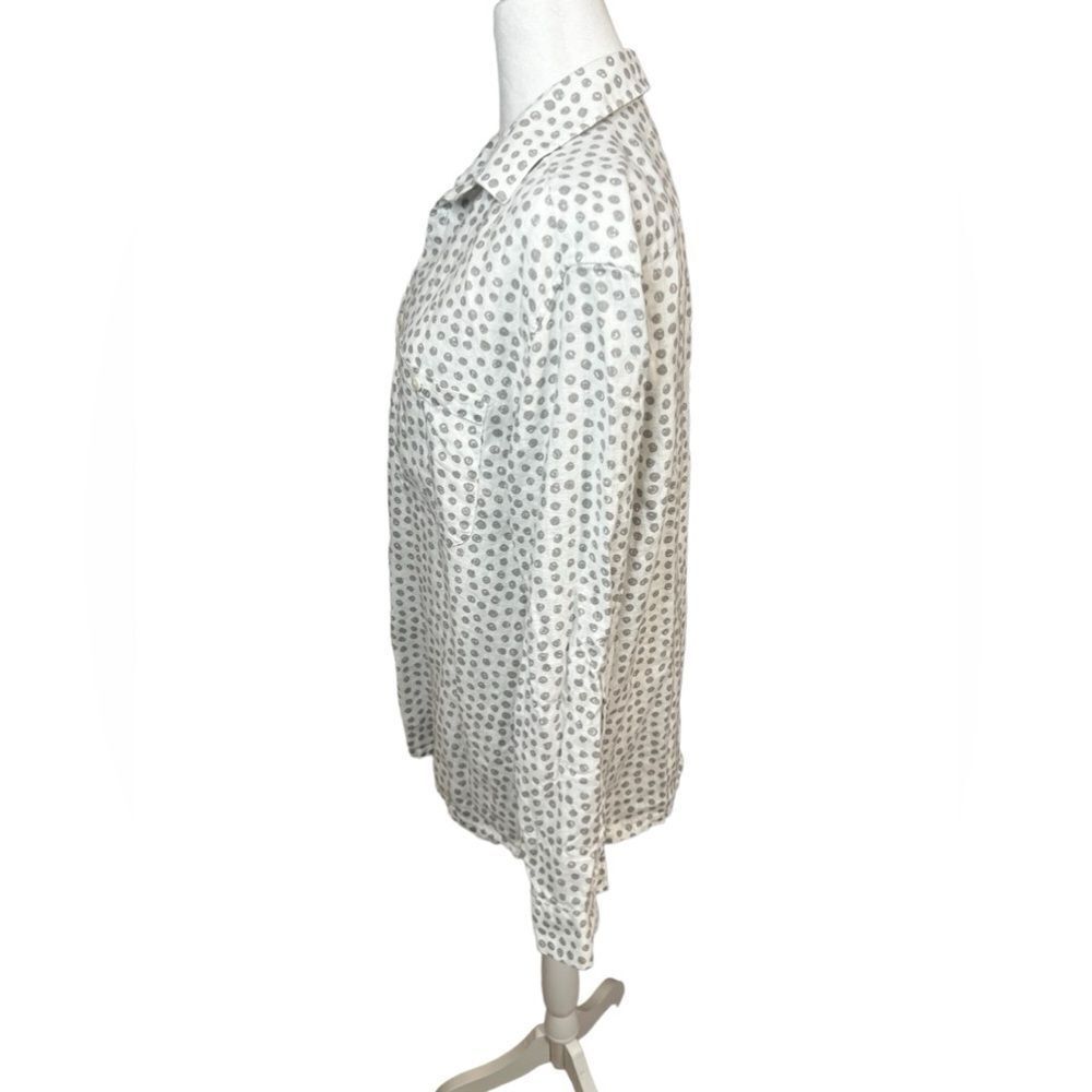 Ted Baker
Men's White Aillon Linen Shirt white and cream polkadot 4 large - Picture 7 of 12